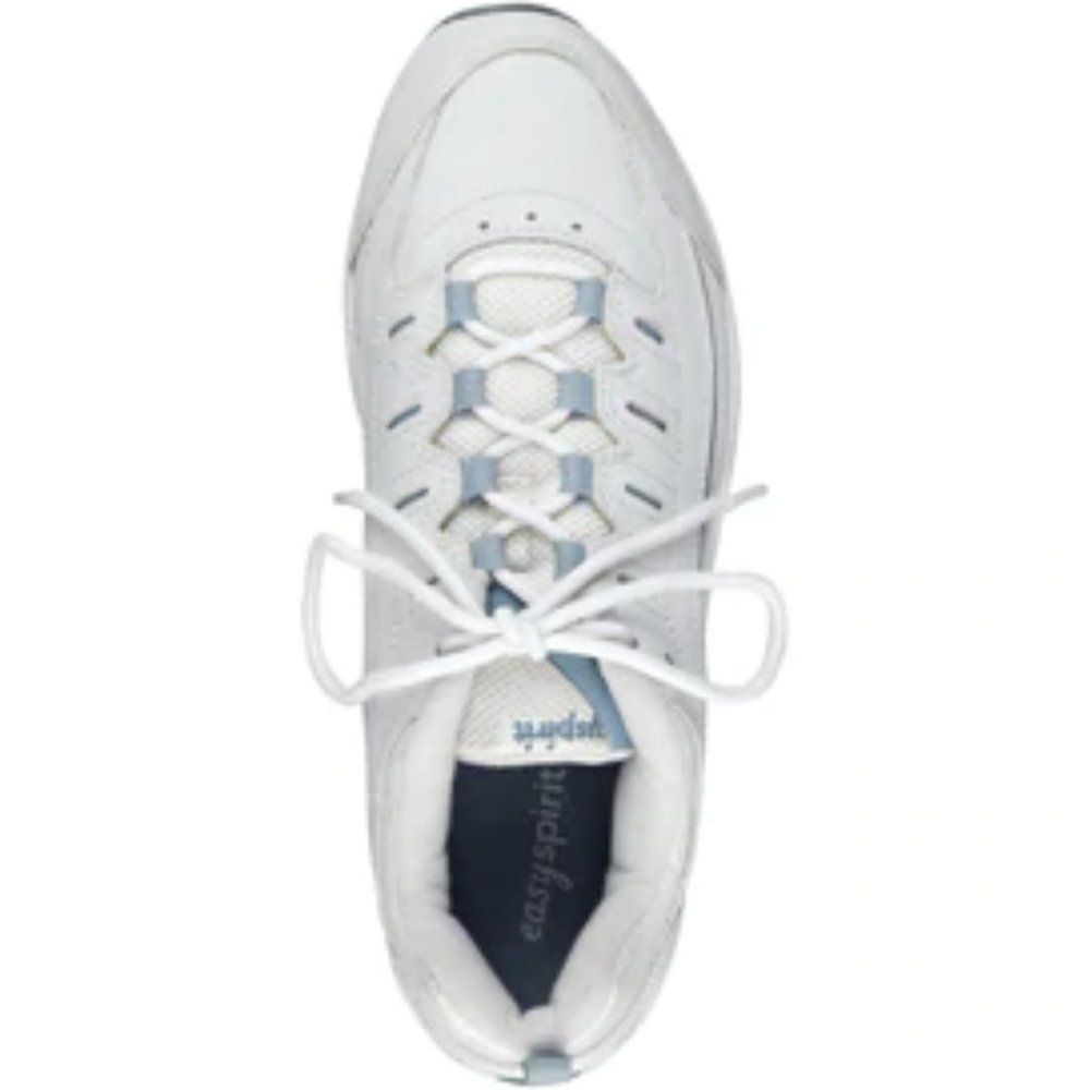 (1533) Easy Spirit Romy Womens White Leather Walking Shoes Size 8 WW - Picture 5 of 5